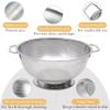 Bellemain Colander for Kitchen  5 Qt Stainless Steel Strainer with Handle - 18/8 Pasta Strainer Bowl for Pasta, Spaghetti, Vegetables, Fruit, and Pot Draining - Stainless Steel Colander view 4