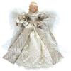 Santa's Workshop 3032 Elegance Angel Tree Topper, 16", Silver view 1