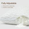 Coop Home Goods Original Adjustable Body Pillow, 20x54 Long Pillow for Back, Shoulder, Hip and Knee Support, Side Sleeper Body Pillows for Adults with Memory Foam & Washable Cover view 2
