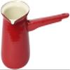 Dexam 17819184 Vintage Home Enamelware 400ml Turkish Coffee Pot, Claret Red view 1