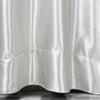 YOUR CHAIR COVERS - 132 inch Round Satin Tablecloth White, Round Table Linens for 6 ft Banquet Tables view 3