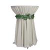 YOUR CHAIR COVERS - 132 Inch Round Premium Polyester Tablecloth - Ivory, Linen Table Cloth for Standard Round Tables view 4