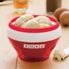 ZOKU Ice Cream Maker, Compact Make and Serve Bowl with Stainless Steel Freezer Core Creates Soft Serve, Frozen Yogurt, Ice Cream and More in Minutes, BPA-free, Red view 4