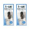 T-Sac Tea Filter Bags, Disposable Tea Infuser, Number 1-Size, 1-Cup Capacity, Set of 200 view 1