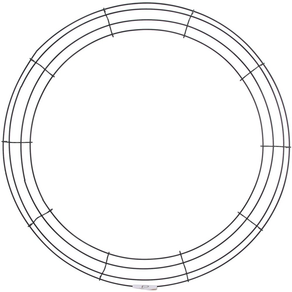 Panacea 36008 Wire Wreath Frame, Black