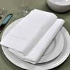 Bumblebee Linens White Linen Hemstitched Dinner Napkins Set of 4 20" X 20" Ladder Hem Stitch Cloth Napkin view 4