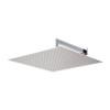 BAI 0421 Stainless Steel 16-inch Square Rainfall Shower Head in Brushed Nickel Finish view 1