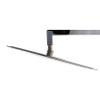 BAI 0421 Stainless Steel 16-inch Square Rainfall Shower Head in Brushed Nickel Finish view 4