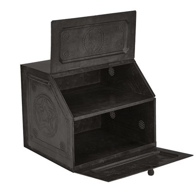 Antique Replica of Tin Bread Box/desk Storage 21-190