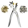 PLIER KING 3-in-1 Plier | 8.5" (21.6 cm) Stainless Steel | Hole Puncher, Snap Tool & Eyelet Maker | for Leather, Plastic, Vinyl & More view 2