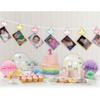 Stylish Multicolor Photo Garland 1st Birthday Girl - 12' (1 Pc.) | Vibrant & Adorable Keepsake Decoration | Perfect for Events view 2