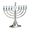 Rite Lite 11.75" Traditional Style Silver Tone LED Electric Chanukah Hanukkah Menorah view 1