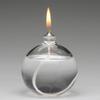 Firefly Fuels Refillable Glass Candle - Liquid Bliss Petite Orb Reusable Oil Candle for Restaurant Ambience, Indoor Lighting and Outdoor Events. Use with Liquid Paraffin or Lamp Oil view 2