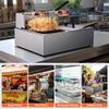 WeChef Commercial Deep Fryer 24L 5000W with Dual Tank Baskets Stainless Steel Electric Countertop Fryer for Restaurant Bar view 2