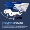 LUXE Bidet NEO 185 - Dual Nozzle, Self-Cleaning, Non-Electric Bidet Attachment for Toilet Seat, Adjustable Water Pressure, Rear & Feminine Wash (Blue) view 2