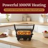 Elite Gourmet EPN-2976 2-in-1 Nonstick Panini Press & Indoor Grill, Opens 180-Degree Gourmet Sandwich Maker, Floating Hinge Fits All Foods, Contact Grill with Removable Grease Tray, Stainless Steel view 2