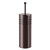 Blue Donuts Toilet Plunger with Holder for Bathroom, Multi Drain Suitable Also for Bathtubs, Quick Dry, Bronze view 2