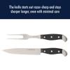 HENCKELS Statement Razor-Sharp 2-pc Carving Set, German Engineered Informed by 100+ Years of Mastery, Black/Stainless Steel view 4