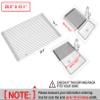 Surpahs 20.5 x 13.1 Inch Roll-Up Dish Drying Rack, Fits Across Sink Openings up to 19.5 Inches, Heavy-Duty Premium Silicone, Strong Support, Non-Slip, Heat-Resistant, Warm Gray view 2