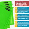 LUNATEC Odor-Free Kitchen Dishcloths. A Scrubber and scouring pad for All Surfaces. Safe for Non-Stick. (4-Pack) view 2