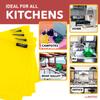 LUNATEC Odor-Free Kitchen Dishcloths. A Scrubber and scouring pad for All Surfaces. Safe for Non-Stick. (4-Pack) view 4