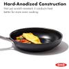 OXO Enhanced 8" Frying Pan Skillet, PFAS-Free Ceramic Nonstick, Durable Hard Anodized Cookware, Scratch Resistant, Stainless Steel Handle, Good Grips, Dishwasher Safe, Oven safe, Black view 4