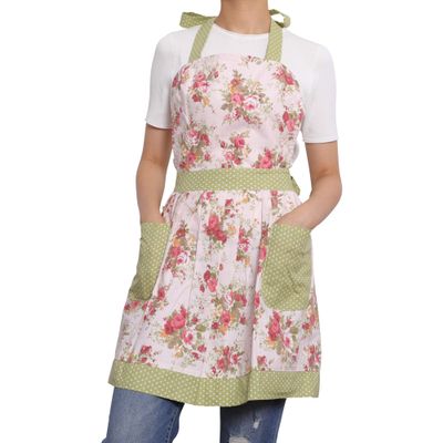NEOVIVA Kitchen Aprons for Women with Pockets,Cooking Aprons for Women,Vintage Apron for Baking BBQ and Gardening,Thanksgiving Christmas Gifts, Gifts for Bakers and Cooks