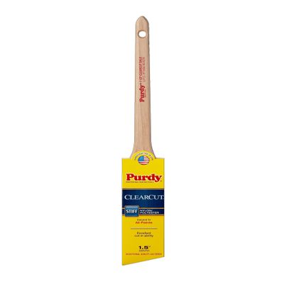 Purdy 144080115 Clearcut Angular Trim Dale Brush, 1-1/2-Inch, 6-Pack
