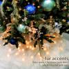 Fur Accents Christmas Holiday Tree Skirt, Plush Shaggy Faux Fur (Ivory Off White, 60" Diameter) view 2