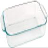 Pyrex Basics 2 Quart Glass Oblong Baking Dish, Clear 11.1 in. x 7.1 in. x 1.7 in. view 1