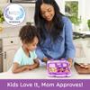 Bentgo Kids Bento-Style 5-Compartment Leak-Proof Lunch Box - Ideal Portion Sizes for Ages 3 to 7 - Durable, Drop-Proof, Dishwasher Safe, PFAS & BPA-Free & Made with Food-Safe Materials (Purple) view 2
