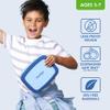 Bentgo Kids Bento-Style 5-Compartment Leak-Proof Lunch Box - Ideal Portion Sizes for Ages 3 to 7 - Durable, Drop-Proof, Dishwasher Safe, PFAS & BPA-Free & Made with Food-Safe Materials (Blue) view 3