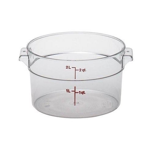 Cambro RFSCW2135 Camwear Round Storage Container, 2 Qt.