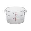 Cambro RFSCW2135 Camwear Round Storage Container, 2 Qt. view 1