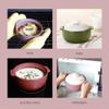 Neoflam Kiesel 2qt Non-Stick Ceramic Casserole Pot, Dutch Oven, Clay Pot, Stockpot For Stew, Soup, Steam, Scratch Resistant, Oven Safe, Heat Resistant, Plum view 3