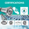 Niagara Conservation N2150-TP Luxury Spa 1-Spray with 1.5 GPM 2.35-in. Wall Mount Adjustable Fixed Shower Head in Chrome, 1-Pack | Bathroom Shower Head Sprayer with Pressure Compensation view 4