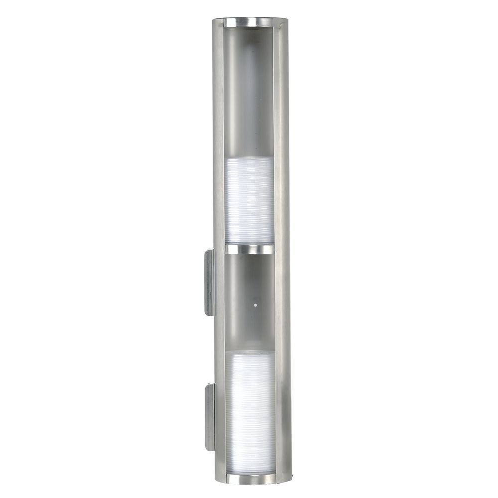 Dispense-Rite TLD-2-2 Surface-Mount Two Section Lid Dispenser, 4-1/8" Max Lid Diameter, Stainless Steel,4-1/8" Dia. X 25-1/2" L