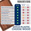 Made in USA Black Walnut Wood Cutting Board by Virginia Boys Kitchens - Butcher Block Wooden Carving Board with Juice Well made from Sustainable Hardwood (17x11) view 3