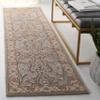 SAFAVIEH Heritage Collection Runner Rug - 2'3" x 8', Beige & Grey, Handmade Traditional Oriental Wool, Ideal for High Traffic Areas in Living Room, Bedroom (HG862A) view 1