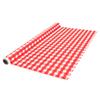 Party Essentials Premium Plastic Banquet Roll/ Tablecover/ Table Cloth, 40" x 150', Red Gingham (4015RDG) view 1