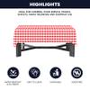 Party Essentials Premium Plastic Banquet Roll/ Tablecover/ Table Cloth, 40" x 150', Red Gingham (4015RDG) view 2