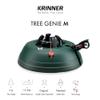 Krinner Christmas Tree Genie Medium - Green Tree Stand - Original Single Cable Operation, Holds up to 7 ft Live Trees - Foot Pedal Setup & Water Reservoir with Level Indicator - German Made view 3