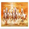 Art Factory Seven Horse Vaastu Canvas Painting view 1