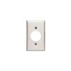 Leviton R00-84020-40 Single Gang SS Power Outlet Receptacle Wallplate view 1