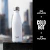 S'well Stainless Steel Water Bottle, 17oz, Angel Food, Triple Layered Vacuum Insulated Containers Keeps Drinks Cold for 36 Hours and Hot for 18, BPA Free, Perfect for On the Go view 3