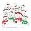 North Pole Family of 8 Personalized Christmas Ornament Or967-8 view 1