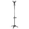 ALBA PMCLEON Cleo Coat Stand, Stand Alone Rack, Ten Knobs, Steel/Plastic, Black view 2