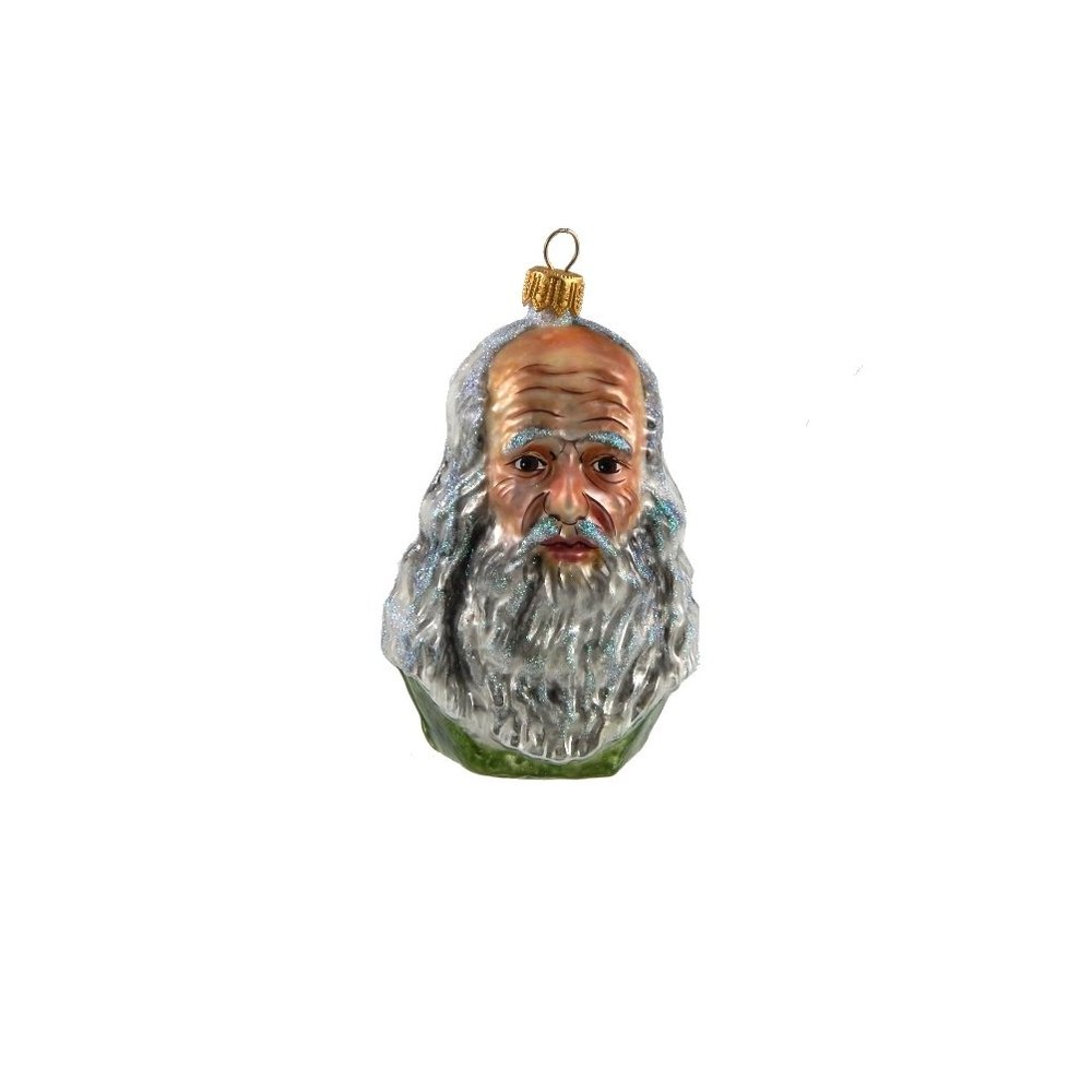 Leonardo Da Vinci - Blown Glass Christmas Ornament
