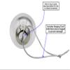 Creative Hobbies Clear Plastic Bulb Shape Christmas Ornaments 100mm (4 Inch) - Shatterproof & Ready to Decorate | 12 Pack view 3