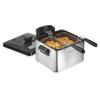 Hamilton Beach Electric Deep Fryer with 2 Baskets and Lid, 4.5 Liters / 19 Cups Oil Capacity, Temperature Control, View Window, Professional Style, 1800 Watts, Stainless Steel (35036) view 1